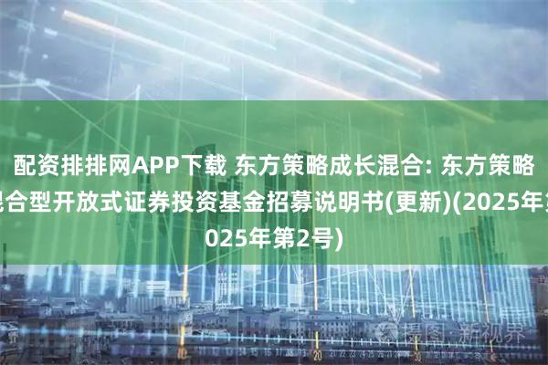 配资排排网APP下载 东方策略成长混合: 东方策略成长混合型开放式证券投资基金招募说明书(更新)(2025年第2号)